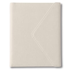TUL® Vegan Leather Padfolio With Legal Pad, Letter Size, Cannoli Cream