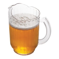 Cambro Camwear® PE600CW135 Pitchers, 60 Oz, Clear, Pack Of 6 Pitchers