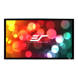 Elite SableFrame ER85WH1-WIDE - Projection screen - wall mountable - 85" (85 in) - 2.35:1 - CineWhite - black