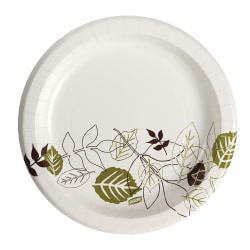 Dixie® Paper Plates, 8-1/2", Pathways Design, Pack Of 125 Plates