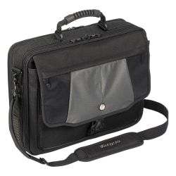 Targus® 17" Platinum Blacktop Deluxe Notebook Case, Black