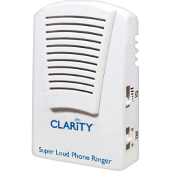 Clarity SR100 Super Loud Phone Ringer - Phone Line (RJ-11) - White