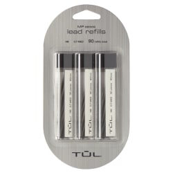 TUL® Lead Refills, 0.7 mm, HB Hardness, 30 Leads Per Tube, Pack Of 3 Tubes