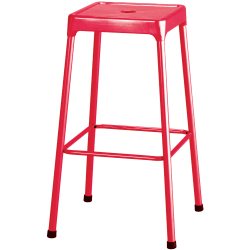 Safco® Steel Bar Stool, Red