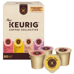 Keurig Coffee Collective Variety Pack Single-Serve K-Cup Pods, 80 Count (4 Packs of 20)