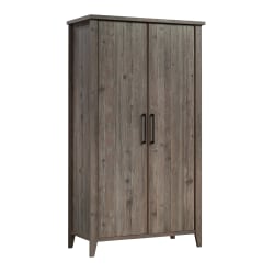 Sauder® Summit Station 36"W 2-Door Storage Cabinet, Pebble Pine