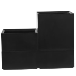 Bostitch® Office Konnect 3-Piece Stackable Storage Cup Set, Black