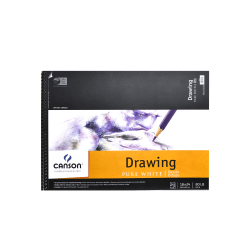 Canson Pure White Drawing Pad, 18" x 24", 24 Sheets