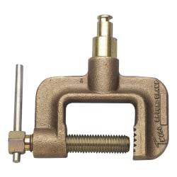 Ground Clamps, 600 A, Tweco Male Plug, C-Clamp