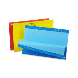 Oxford® Color 1/5-Cut Hanging Folders, Legal Size, Assorted, Box Of 25
