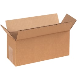 Partners Brand Long Corrugated Boxes, 9" x 4" x 3", Kraft, Pack Of 25 Boxes