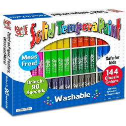 The Pencil Grip Kwik Stix Tempera Paint Sticks, Assorted Colors, Pack Of 144