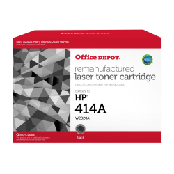 Office Depot® Brand Remanufactured Black Toner Cartridge Replacement For HP 414A, W2020A