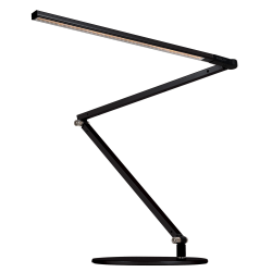 Koncept Z-Bar LED Desk Lamp, 16-7/16"H, Metallic Black