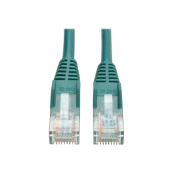 Eaton Tripp Lite Series Cat5e 350 MHz Snagless Molded (UTP) Ethernet Cable (RJ45 M/M), PoE - Green, 25 ft. (7.62 m) - Patch cable - RJ-45 (M) to RJ-45 (M) - 25 ft - UTP - CAT 5e - molded, snagless, stranded - green