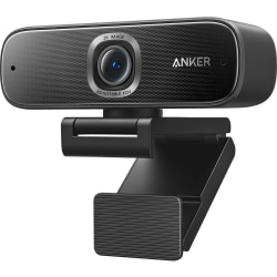ANKER PowerConf C302 Webcam - 30 fps - 2560 x 1440 Video - CMOS Sensor - Auto-focus - Microphone - Notebook, Display Screen