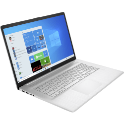 HP 17-cp0124od Laptop, 17.3" Screen, AMD Ryzen 3, 8GB Memory, 256 Solid State Drive, Wi-Fi 6, Windows® 10, 33K73UA#ABA