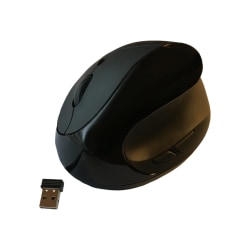 Ergoguys Comfi II - Mouse - ergonomic - optical - 5 buttons - wireless - black