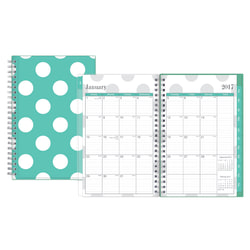 Blue Sky™ Weekly/Monthly Planner, 5" x 8", Penelope, January-December 2017