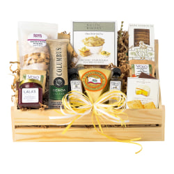 Napa Sonoma Artisan Meat and Cheese Selection Gift Crate - 10 items