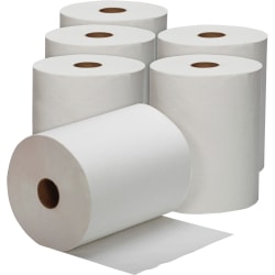SKILCRAFT® Paper Towel Rolls, 10" x 800', 100% Recycled, White, Box Of 6 Rolls