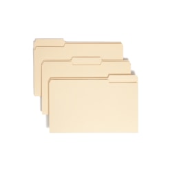 Smead® Manila File Folders, Legal Size, 1/3 Cut, Box Of 100
