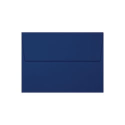 LUX Invitation Envelopes, A7, Peel & Stick Closure, Gold/Navy, Pack Of 50