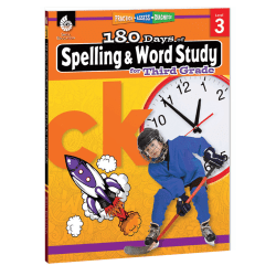 Shell Education 180 Days Of Spelling And Word Study, Grade 3