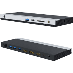 4XEM's USB-C Triple Display Docking Station with Power Delivery (2 DP + 1HDMI) - 4XEM's USB-C Triple Display Docking Station - 4XUMD02