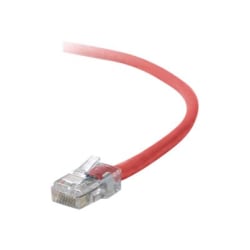 Belkin - Crossover cable - RJ-45 (M) to RJ-45 (M) - 6 ft - UTP - CAT 5e - red