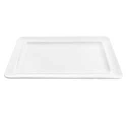 Martha Stewart Fine Ceramic Serving Platter, 14" x 10", White