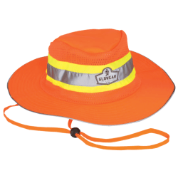 Ergodyne GloWear 8935 Hi-Vis Polyester Ranger Hat, Large/X-Large, Lime