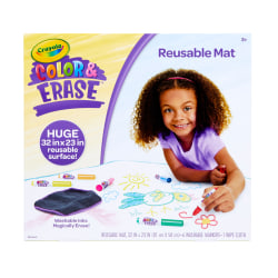 Crayola® Color & Erase Reusable Mat, 32" x 23", Multicolor