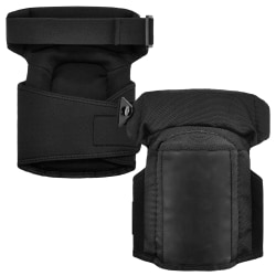 Ergodyne ProFlex Gel Knee Pads, Hinged Slip-Resistant Soft Cap, One Size, Black, 450, Pack Of 2 Knee Pads