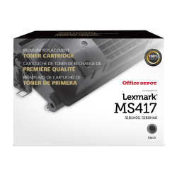 Office Depot® Remanufactured Black High Yield Toner Cartridge Replacement For Lexmark™ MS417, ODMS417