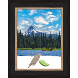 Amanti Art Picture Frame, 25" x 31", Matted For 18" x 24", Vogue Black