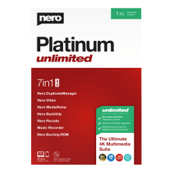 Nero Platinum Unlimited Suite, Disc