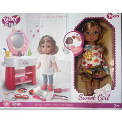 CPS Toys 12" Doll Set, Set Of 14 Pieces