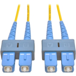 Eaton Tripp Lite Series Duplex Singlemode 9/125 Fiber Patch Cable (SC/SC), 1M (3 ft.) - Patch cable - N35601M