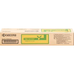 Kyocera TK-5197Y Original Laser Toner Cartridge - Yellow - 1 Each - 7000 Pages