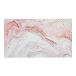 Realspace™ Modern Desk Pad, 14-3/4" x 26", 30% Recycled, Pink Multi Swirl