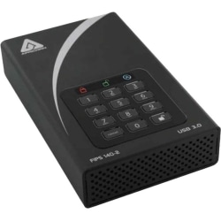 Apricorn Aegis Padlock DT FIPS 2TB External Hard Drive, ADT-3PL256F-2000