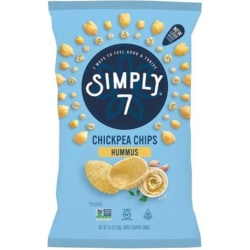 Simply 7 Vegetable Chips, Chickpea Hummus, 4 Oz, Total Qty 1
