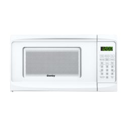 Danby 0.7 Cu. Ft. Countertop Microwave With 2-Step Child Lock, White