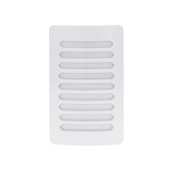 Westek Deco Louver LED Night Light, 4-1/2" x 2-3/4" x 1-3/8", White, Total Qty 1