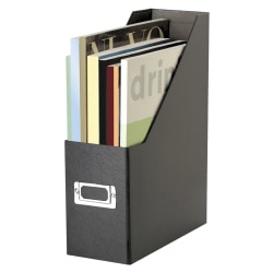 Snap-N-Store® Magazine Holder, Letter Size, Black