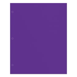 Office Depot Brand 2-Pocket School-Grade Paper Folder, Letter Size, Purple