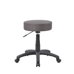 Boss Office Products Multipurpose Mesh Stool, Charcoal Gray/Black