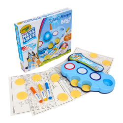 Crayola Magic Light Up Bluey Stamper, Mess Free Coloring, Toddler Art Set, Bluey Toy, Gifts for Kids Ages 3, 4, 5, 6