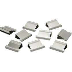 SKILCRAFT® Paper Clam Clip Refills, Box Of 50, Medium, Silver (AbilityOne 7510-01 317-4228)